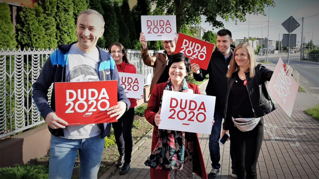 Tak włocławski PiS promuje A. Dudę