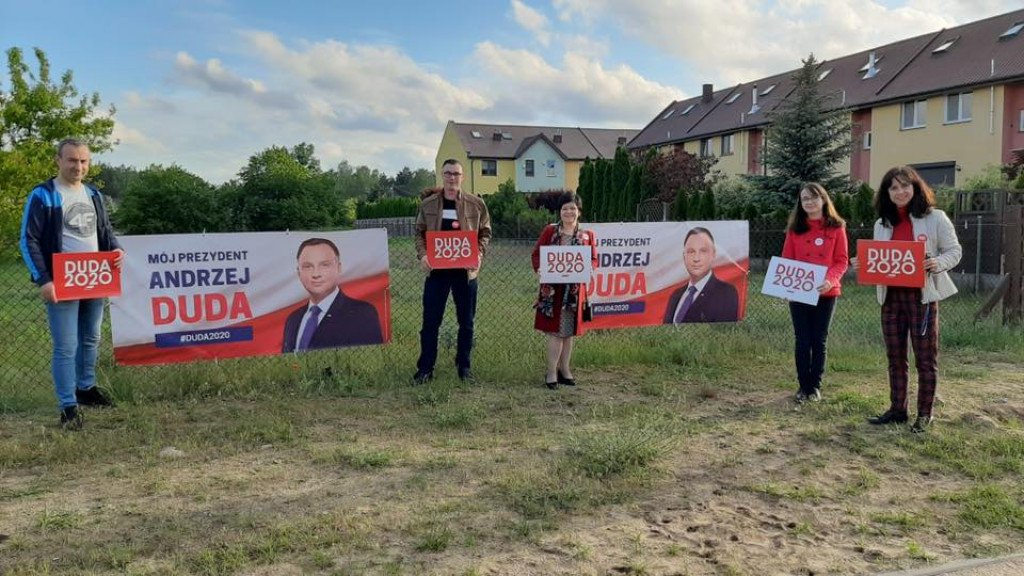 Tak włocławski PiS promuje A. Dudę