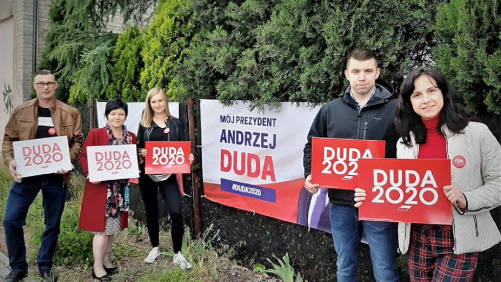 Tak włocławski PiS promuje A. Dudę