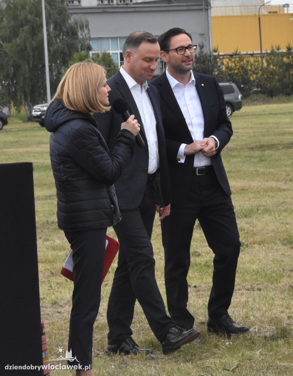 Andrzej Duda odwiedził ANWIL S.A.