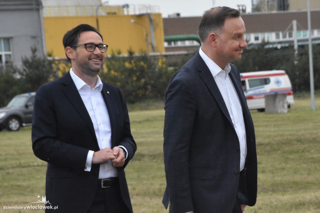 Andrzej Duda odwiedził ANWIL S.A.