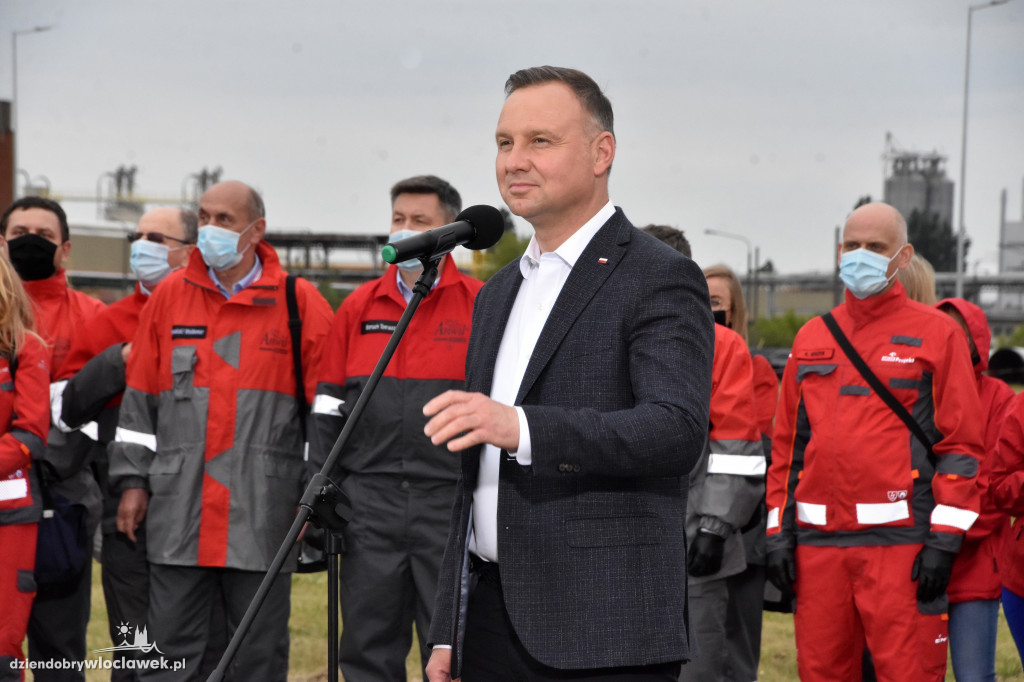 Andrzej Duda odwiedził ANWIL S.A.