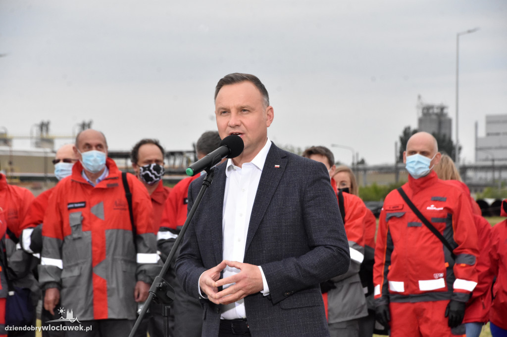 Andrzej Duda odwiedził ANWIL S.A.
