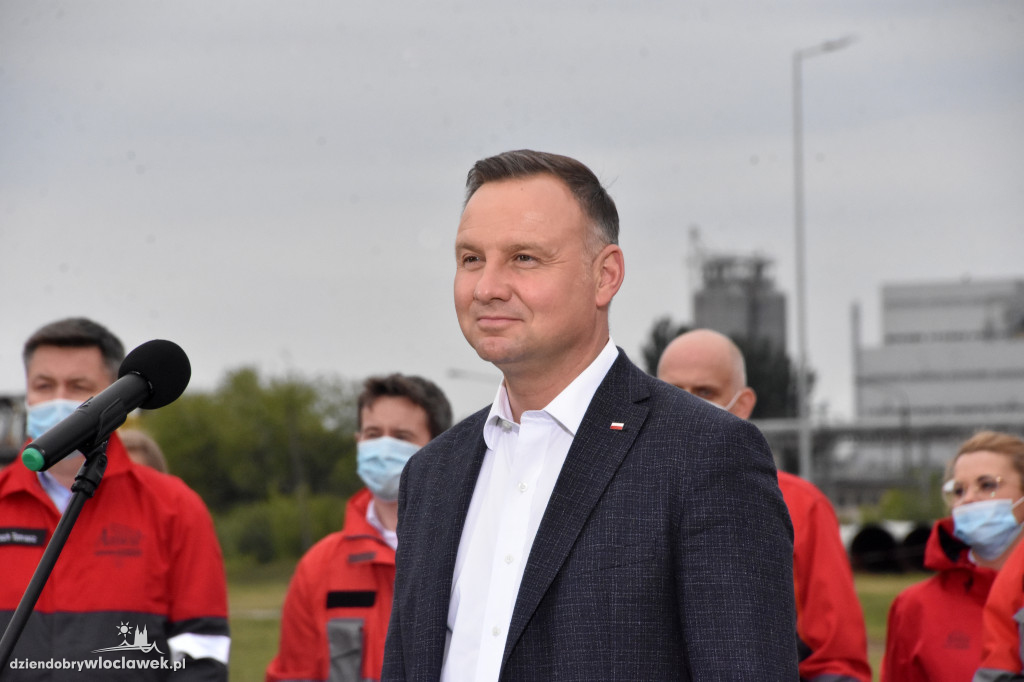 Andrzej Duda odwiedził ANWIL S.A.
