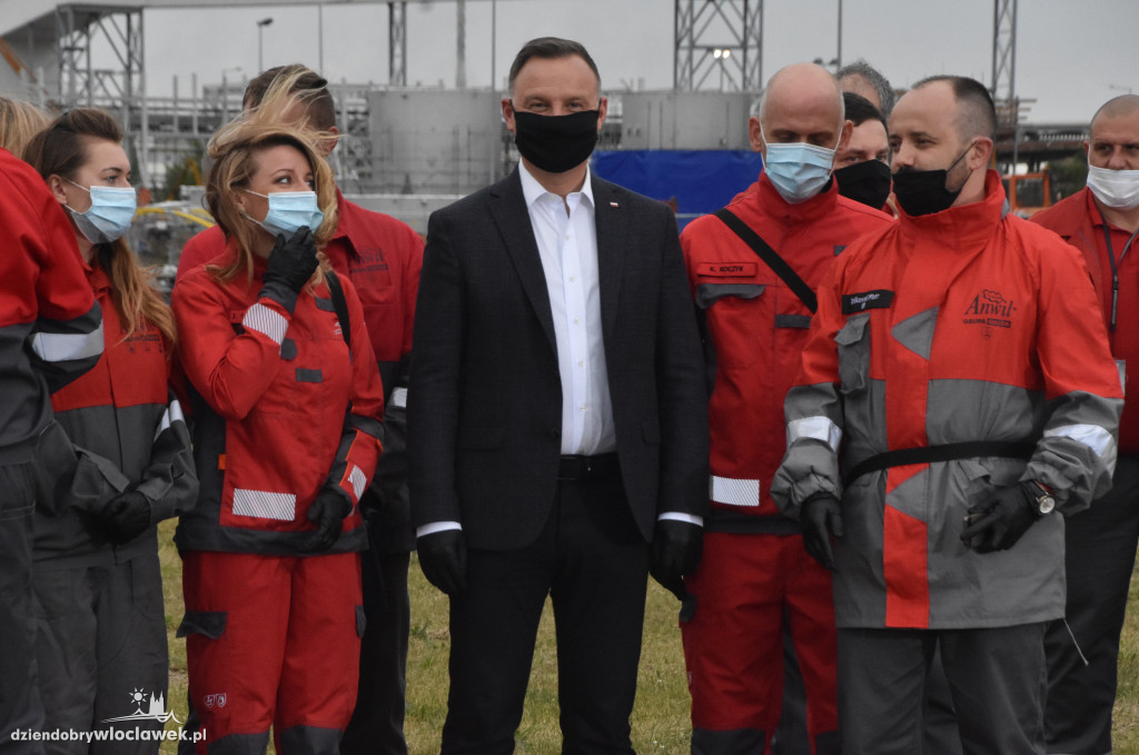 Andrzej Duda odwiedził ANWIL S.A.
