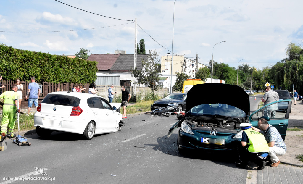 Groźny karambol na ulicy Ostrowskiej