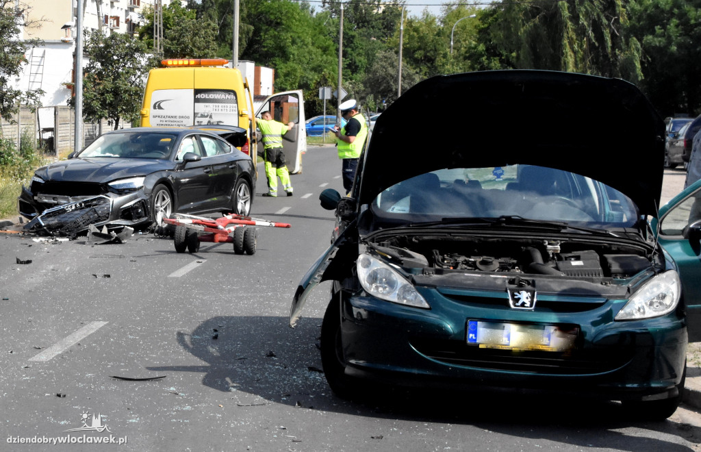 Groźny karambol na ulicy Ostrowskiej