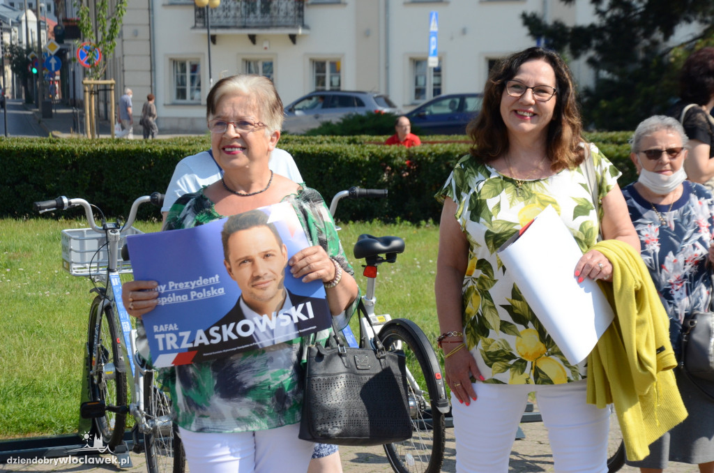 Rafał Trzaskowski we Włocławku
