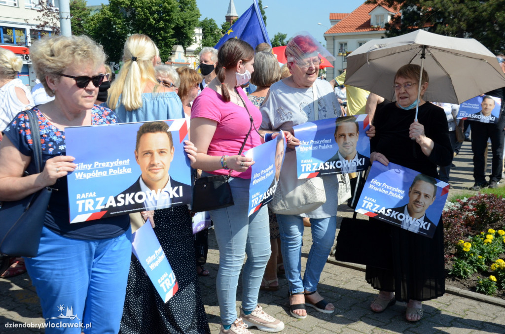 Rafał Trzaskowski we Włocławku