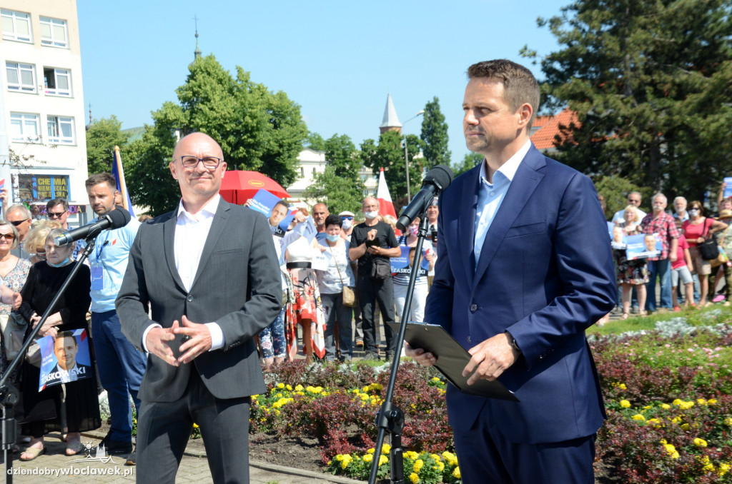 Rafał Trzaskowski we Włocławku