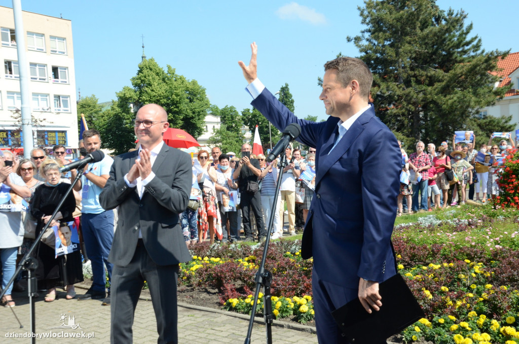 Rafał Trzaskowski we Włocławku
