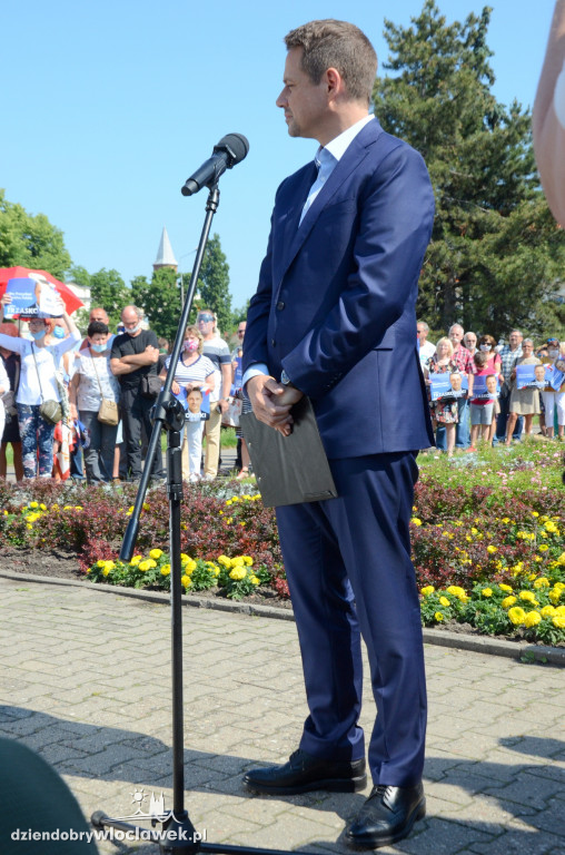 Rafał Trzaskowski we Włocławku