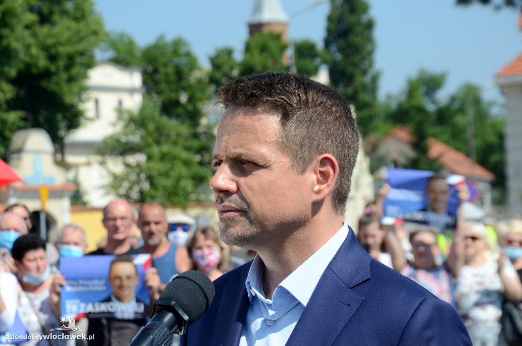 Rafał Trzaskowski we Włocławku