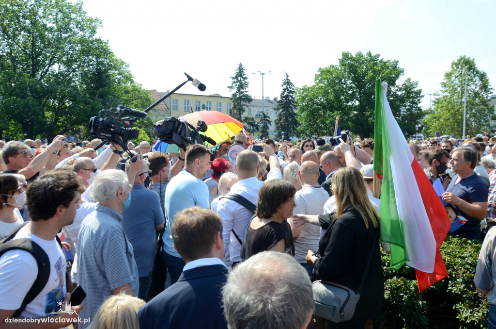 Rafał Trzaskowski we Włocławku