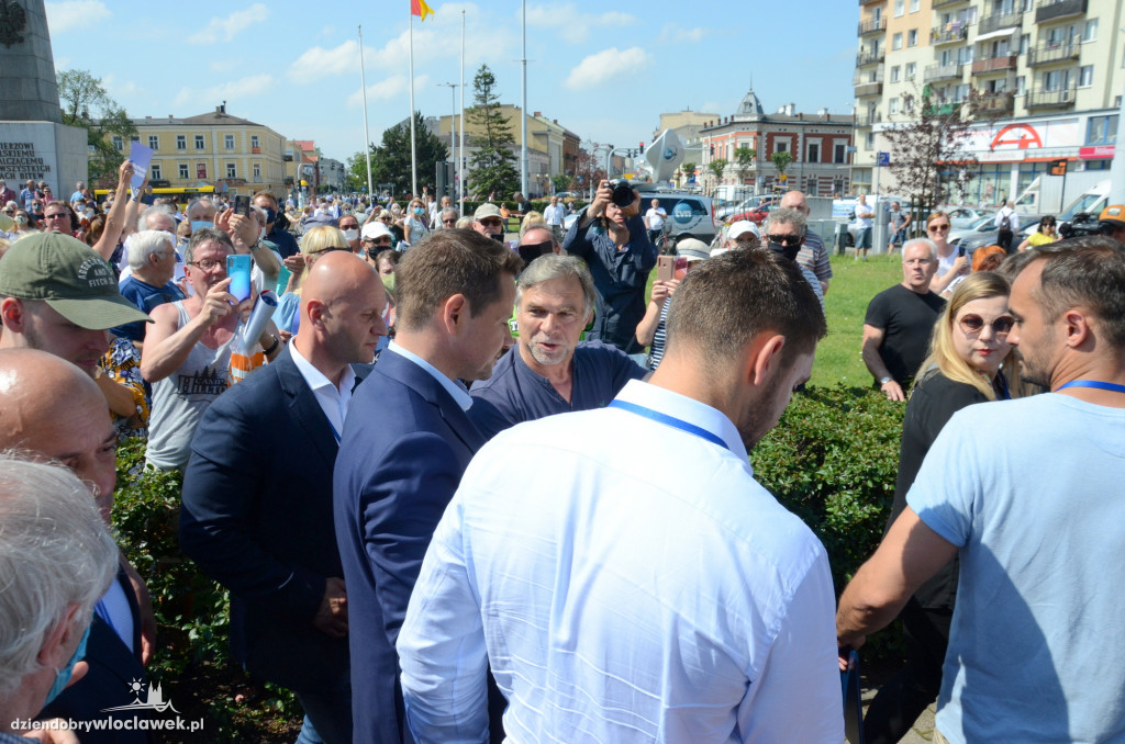 Rafał Trzaskowski we Włocławku