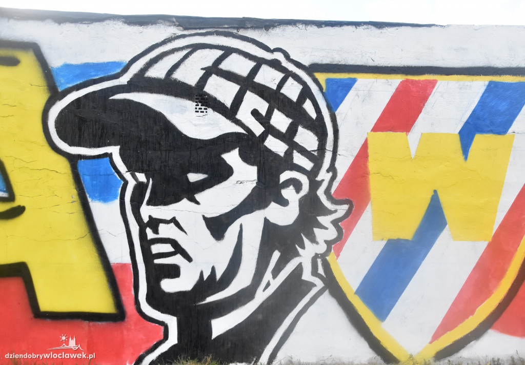Kibice Włocłavii namalowali mural