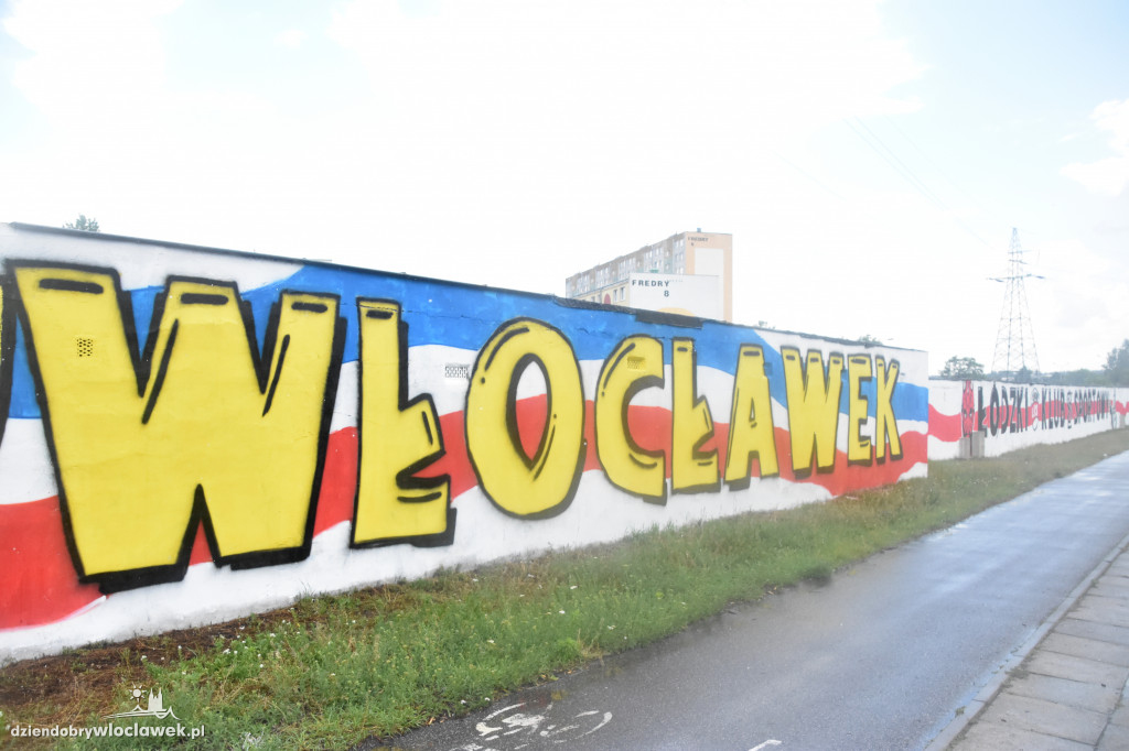 Kibice Włocłavii namalowali mural
