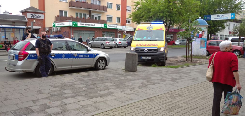 Chciał podpalić stoisko z warzywami?