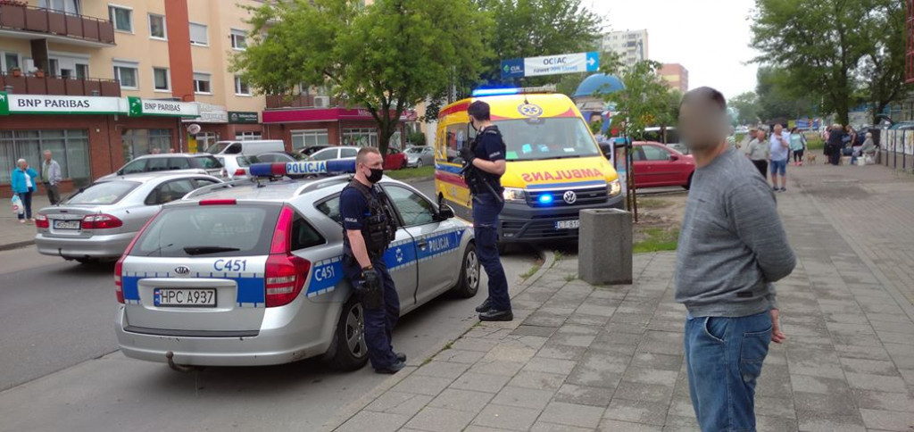 Chciał podpalić stoisko z warzywami?