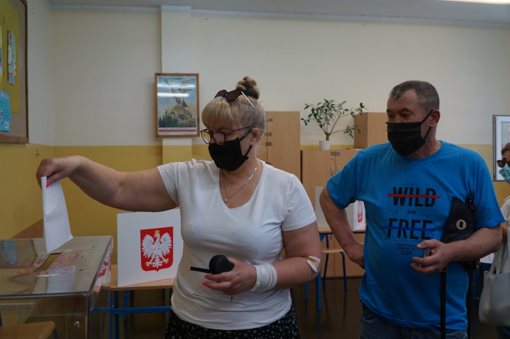 Wybory 2020. Głosowanie na Zazamczu