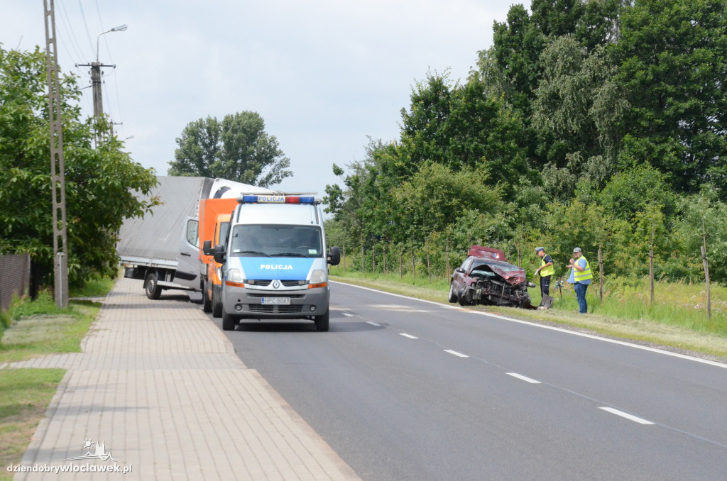 Wypadek na wylocie z Włocławka
