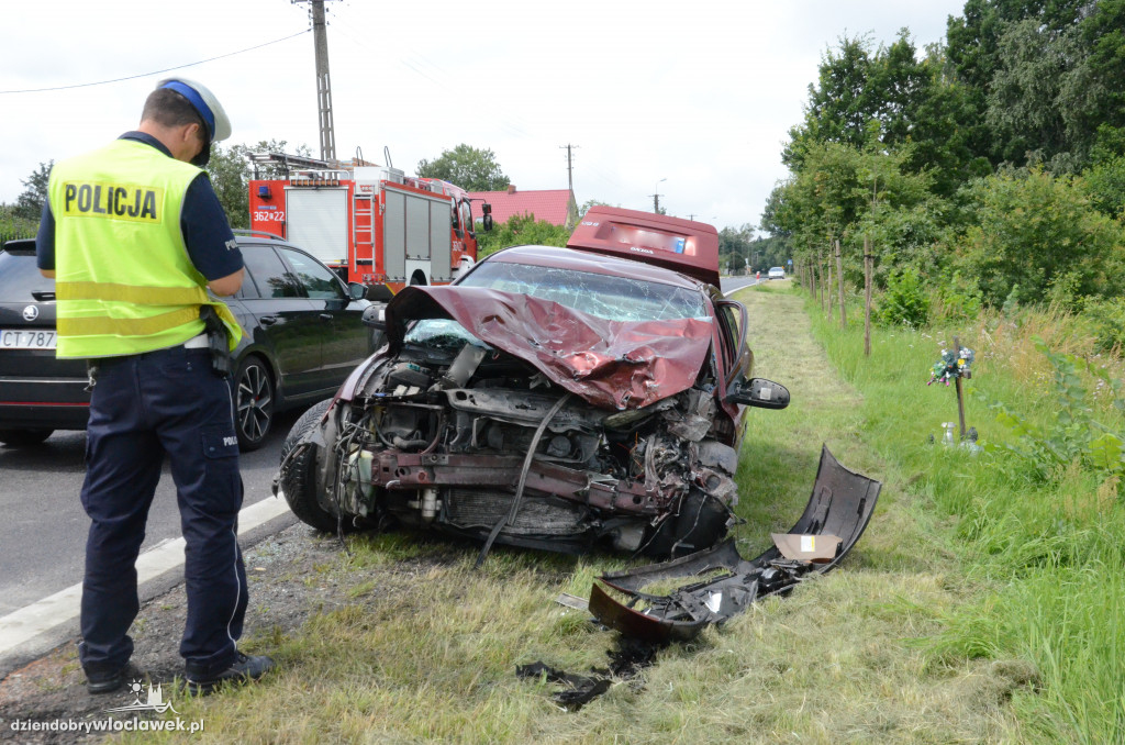 Wypadek na wylocie z Włocławka