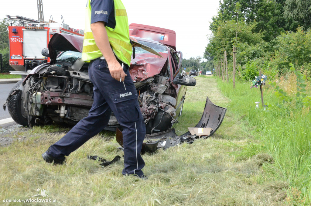 Wypadek na wylocie z Włocławka