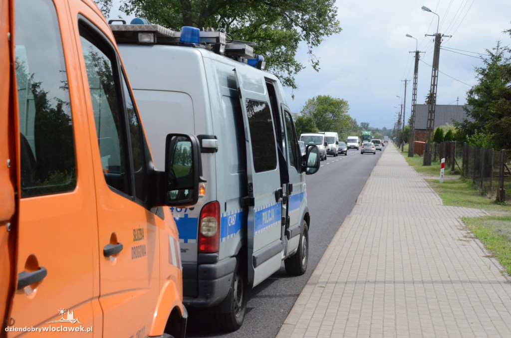 Wypadek na wylocie z Włocławka