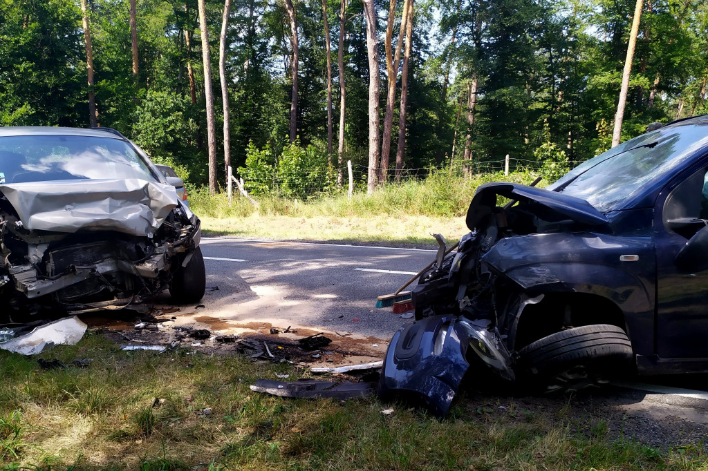 Wypadek na trasie brzeskiej. Są ranni