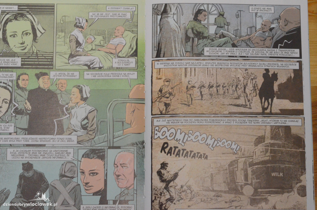 Prezentacja komiksu o obronie Włocławka