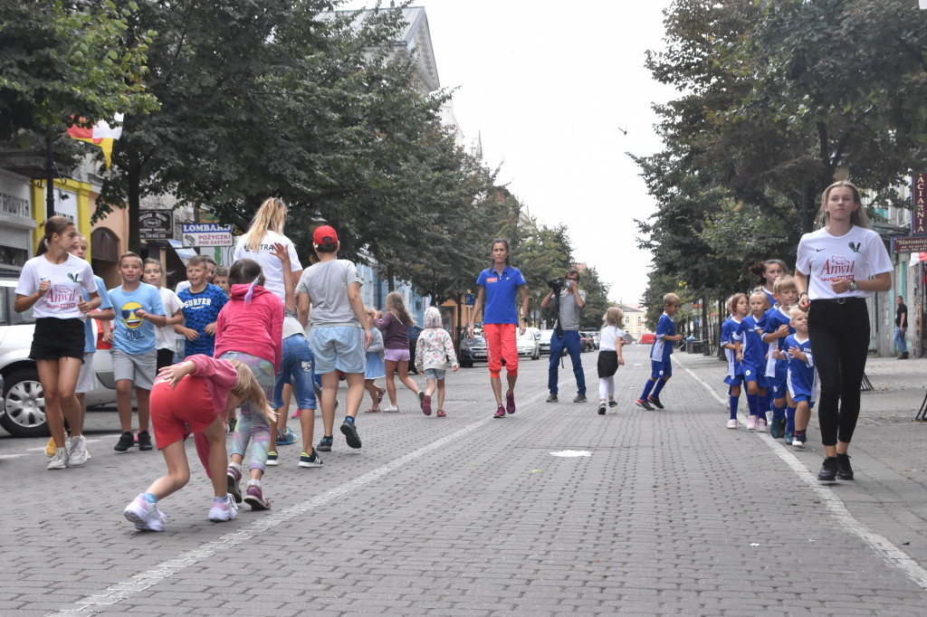 Na śródmieściu zorganizowano trening