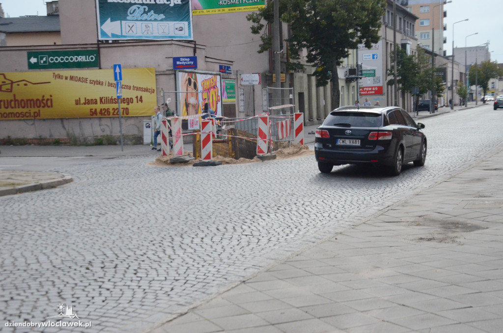 Roboty wodociągowe na ul. Kilińskiego