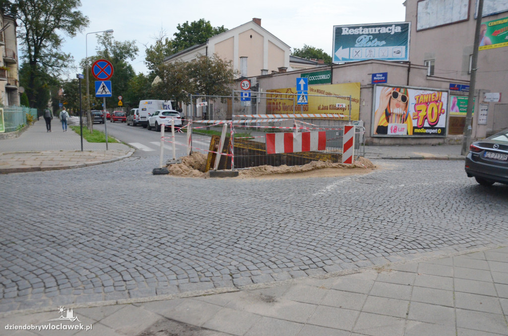 Roboty wodociągowe na ul. Kilińskiego