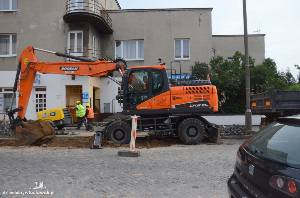 Roboty wodociągowe na ul. Kilińskiego