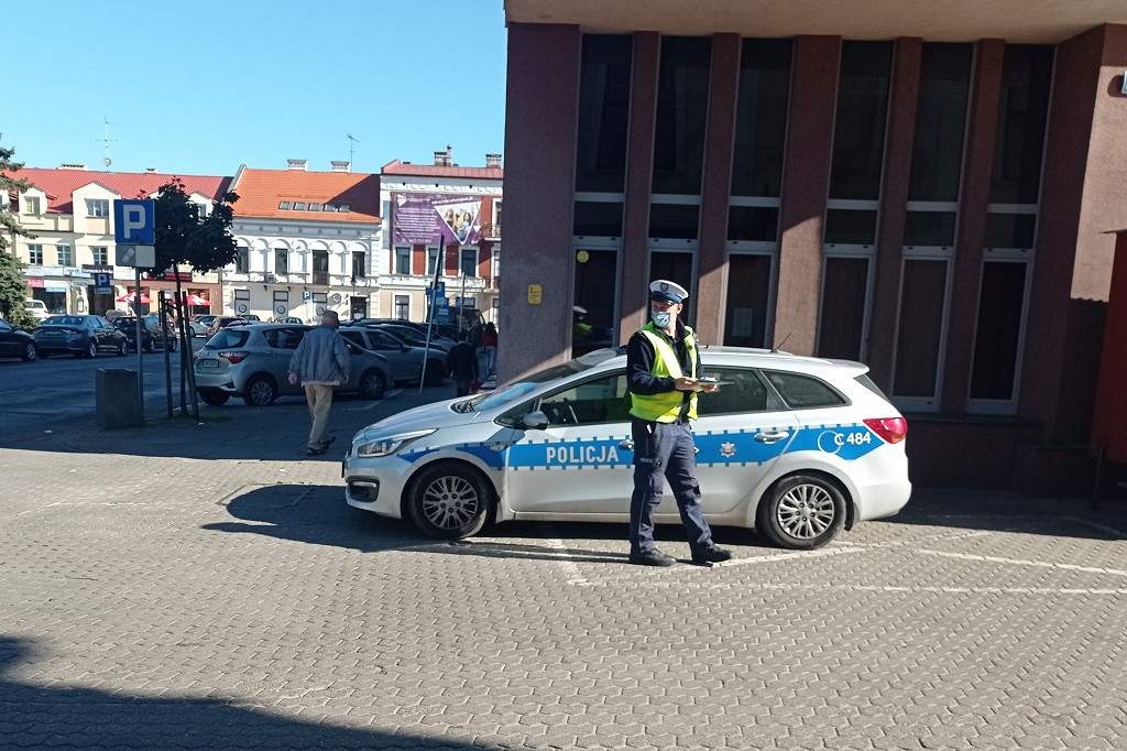 Policjanci działali na pl. Wolności