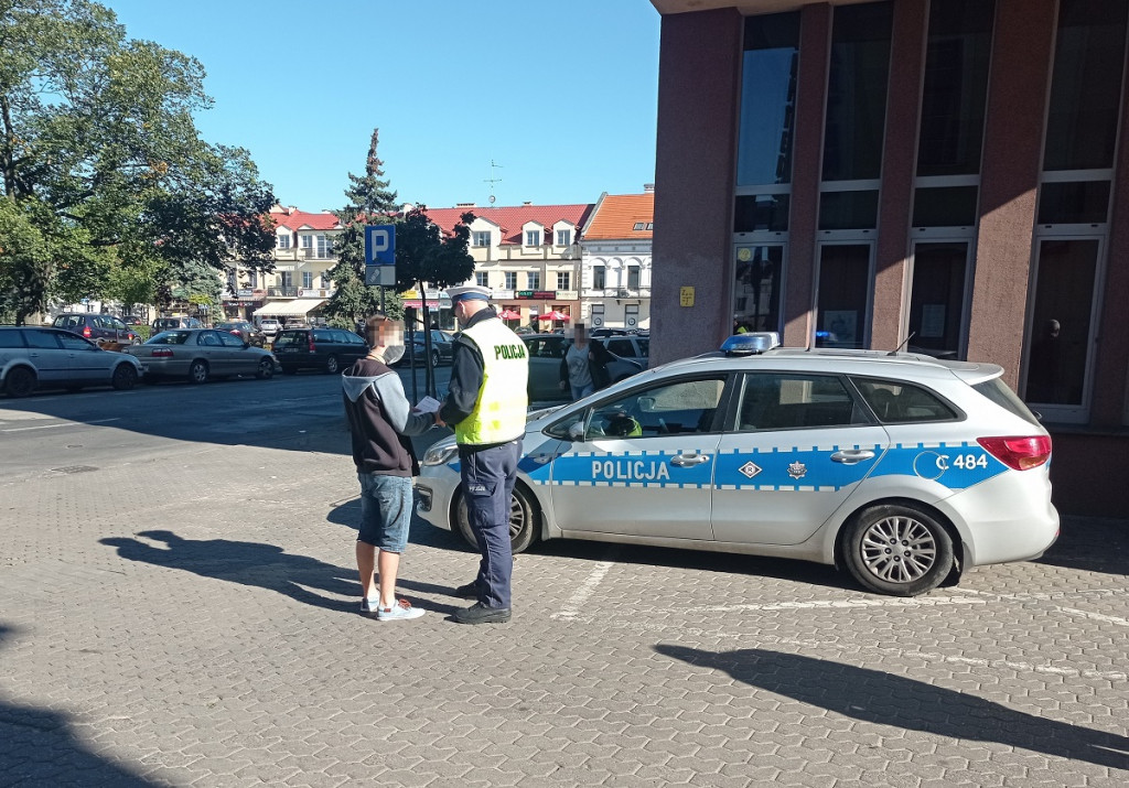 Policjanci działali na pl. Wolności