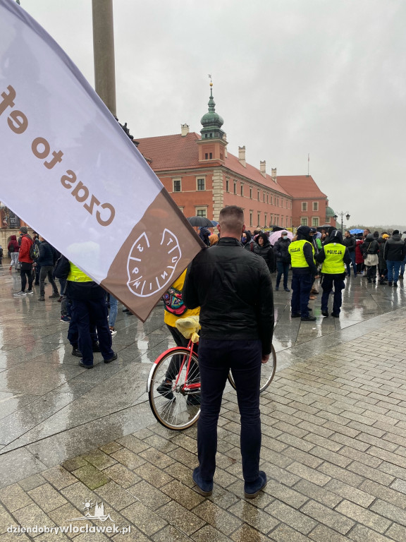 Włocławski klub na proteście branży fitness