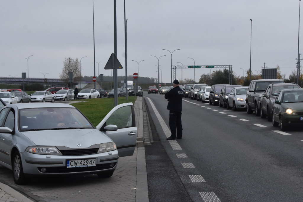 Protest na autostradzie A1