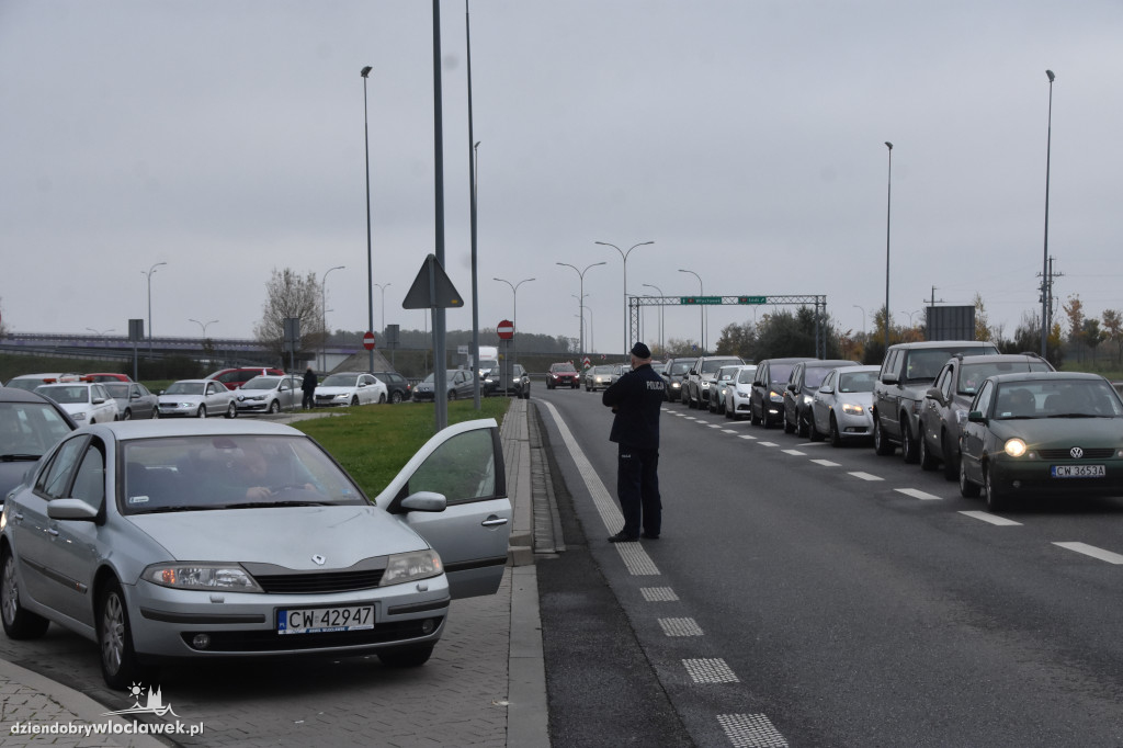 Protest na autostradzie A1