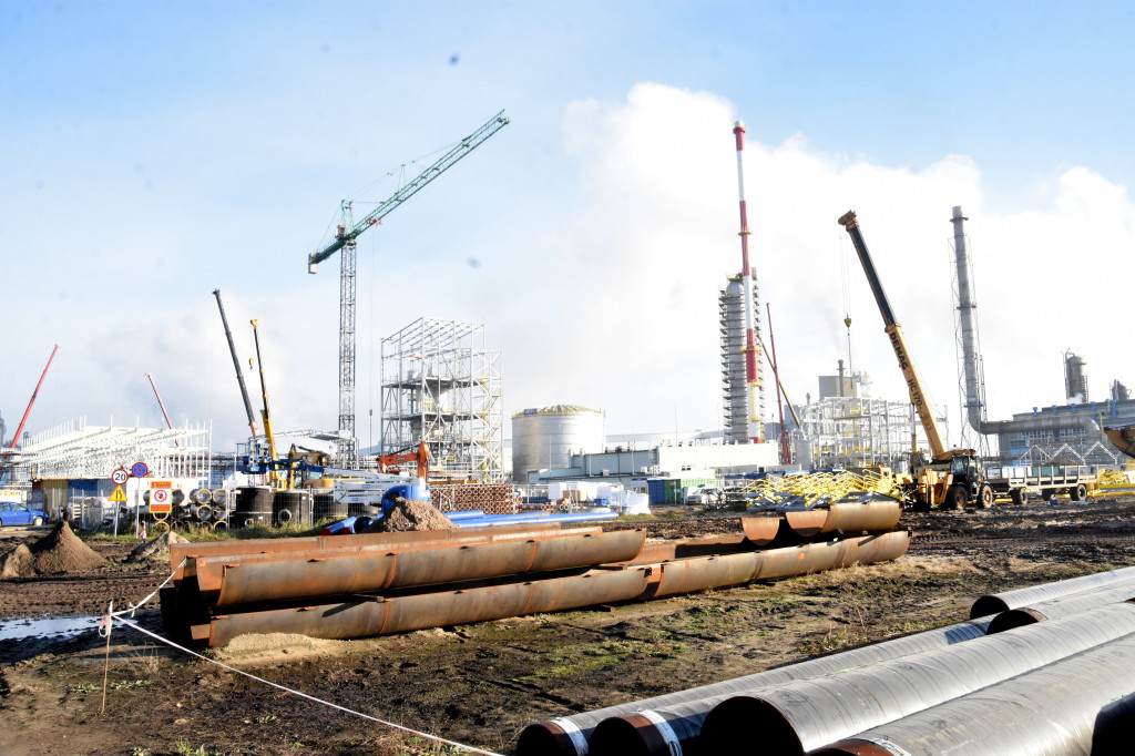 W Anwilu trwa budowa trzeciej linii do produkcji nawozów