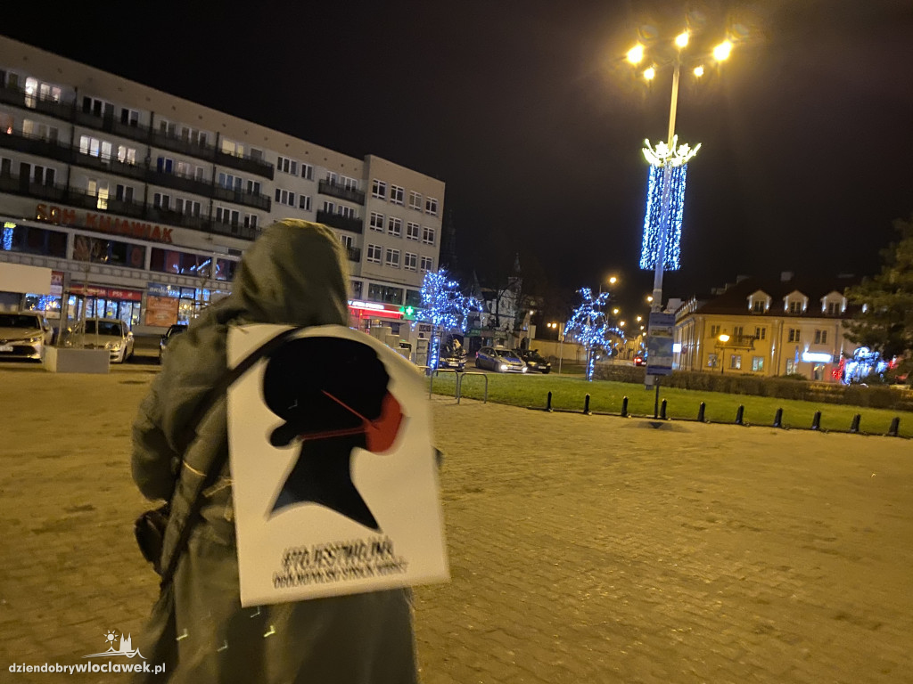 Protest kobiet na pl. Wolności