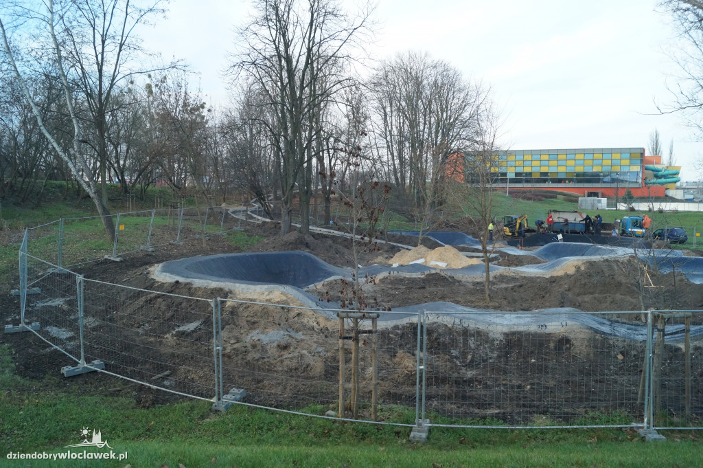 Tak powstaje pumptrack na Słodowie