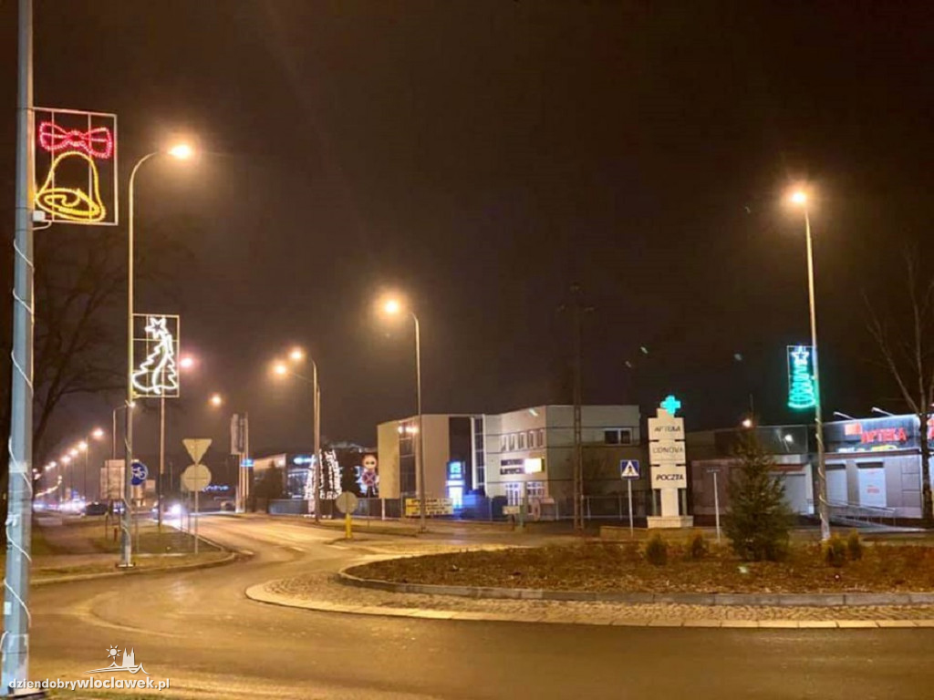 Iluminacje na Zawiślu i w Michelinie