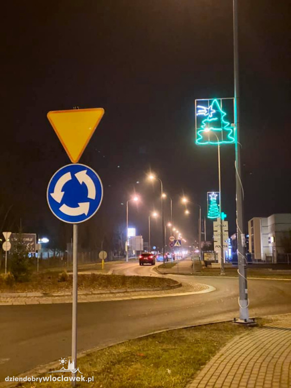 Iluminacje na Zawiślu i w Michelinie