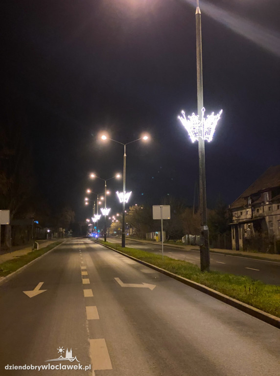 Iluminacje na Zawiślu i w Michelinie