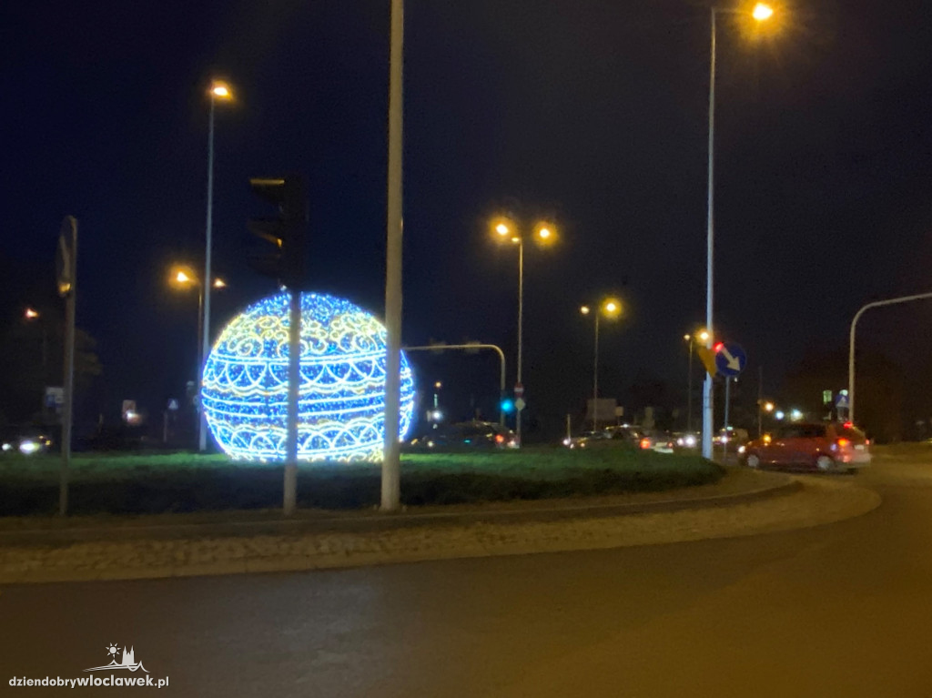 Iluminacje na Zawiślu i w Michelinie
