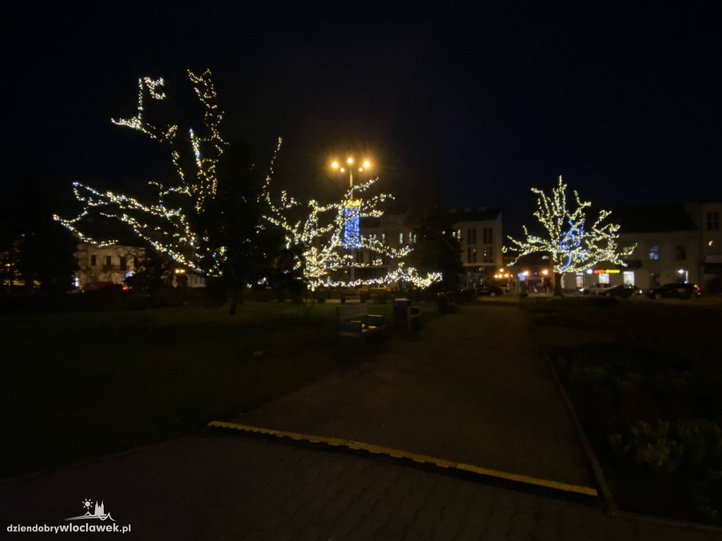 Iluminacje na Zawiślu i w Michelinie