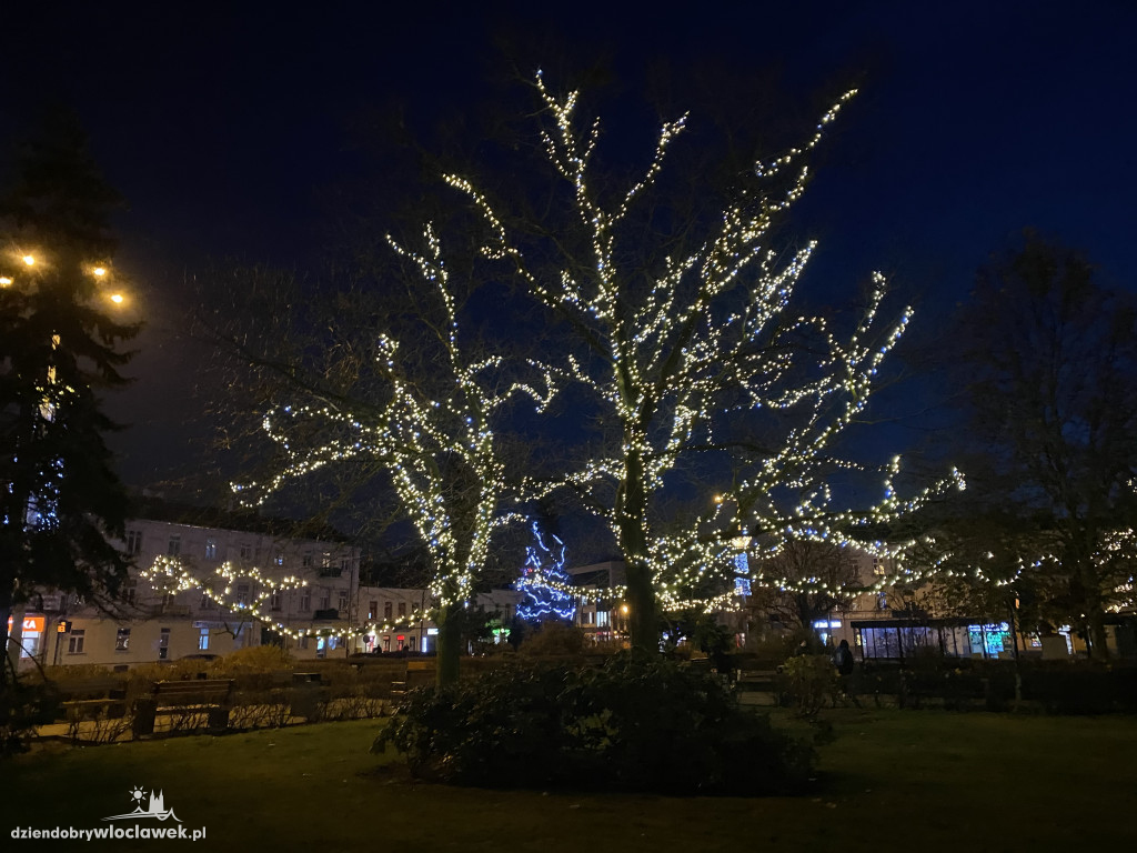 Iluminacje na Zawiślu i w Michelinie