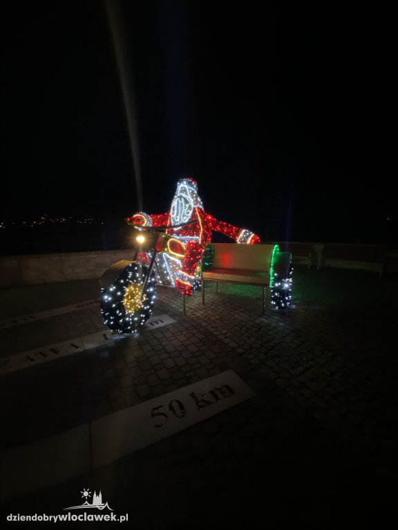 Iluminacje na Zawiślu i w Michelinie