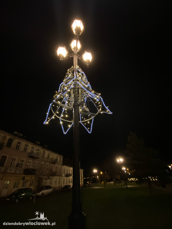 Iluminacje na Zawiślu i w Michelinie